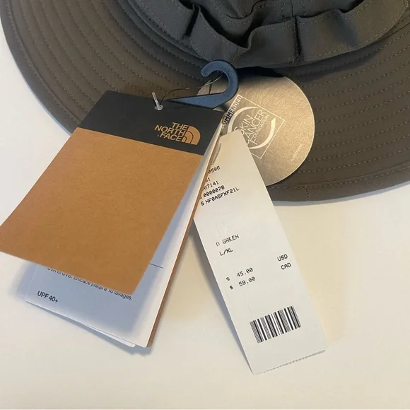 The North Face Bucket Hat Dark Green L XL Class V Brimmer NWT - Picture 9 of 17